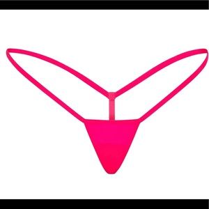 ❗️NWT❗️SKIMS Fits Everybody Micro Thong in Neon Pink ⚡️💗 Size XS